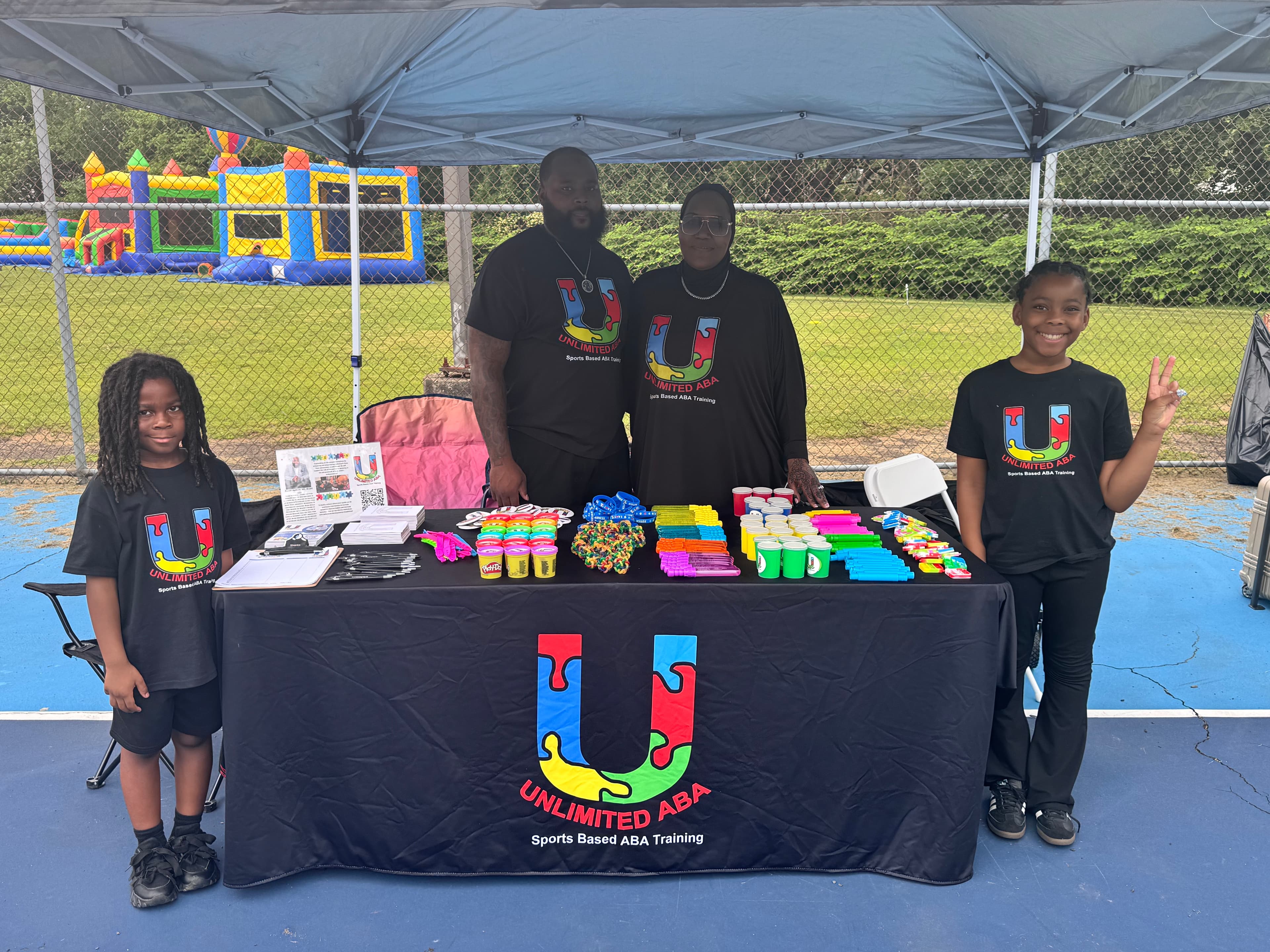 Unlimited ABA Sports team at community event